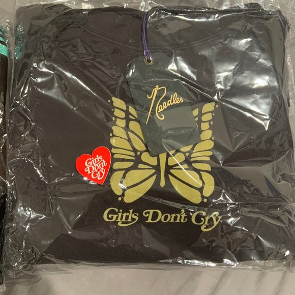 Girls Don’t Cry x Needles Hoodie XL Brown - Picture 5 of 5